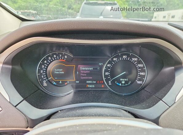 3LN6L5D96JR604804 2018 LINCOLN MKZ White Вид задніх сидінь