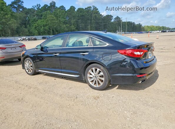 5NPE34AF7GH419676 2016 HYUNDAI SONATA Black Задня права чверть