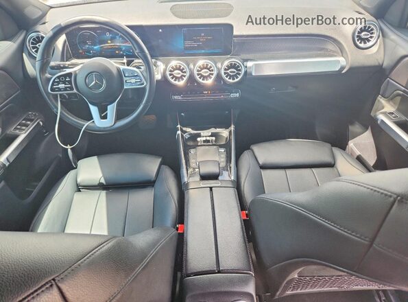 W1N4M4GB5MW106637 2021 MERCEDES-BENZ GLB-CLASS Blue Widok zestawu wskaźników