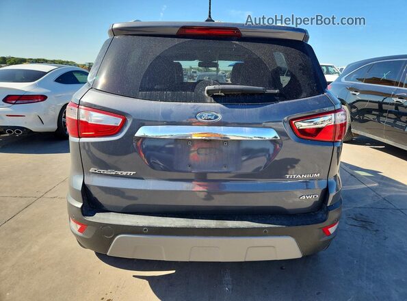 MAJ6P1WL6JC171287 2018 FORD ECOSPORT Gray Front interior view