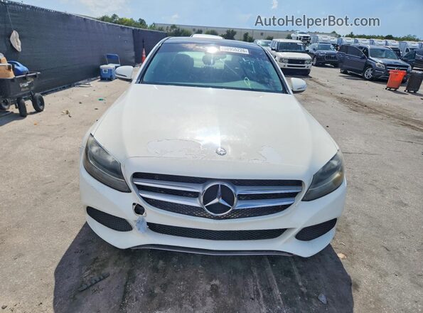WDDWF4JB9HR252777 2017 MERCEDES-BENZ C White Հետևի տեսք