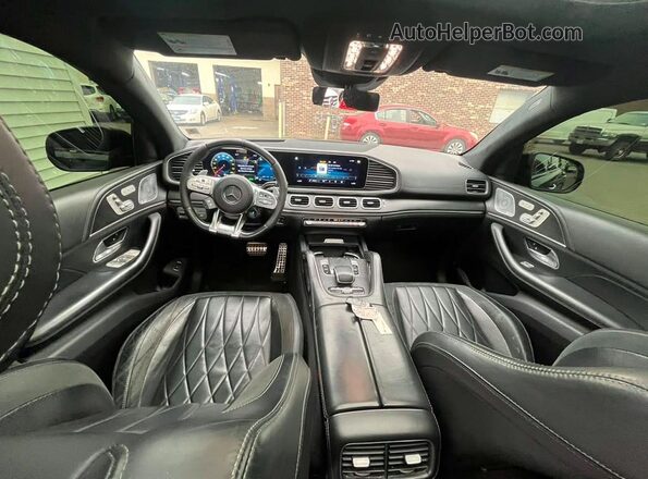 4JGFD8KB9MA399255 2021 MERCEDES-BENZ GLE Black Widok komory silnika