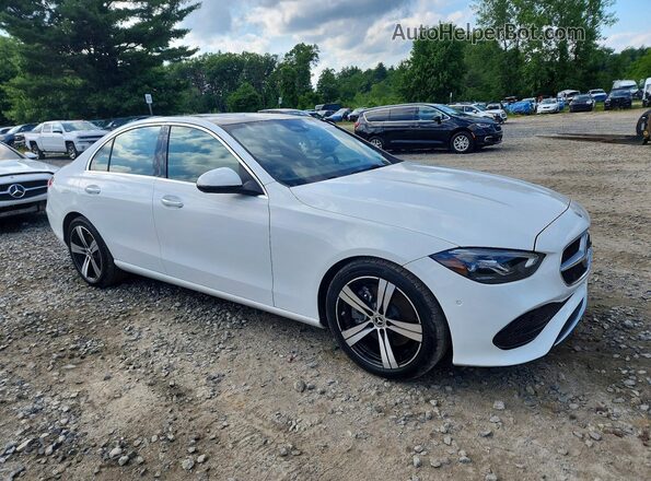 W1KAF4HB6SR277255 2025 MERCEDES-BENZ C White წინა ხედი