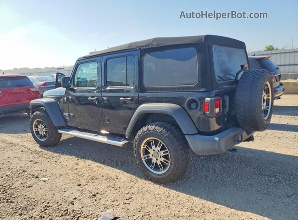 1C4HJXDN4KW554382 2019 JEEP WRANGLER Black Trasero derecho