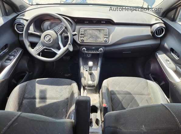 3N1CP5CV4LL497061 2020 NISSAN KICKS Gray Սարքավորումների վահանակի տեսք
