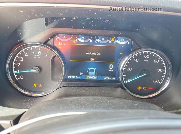 1FTFW1E87NKF23427 2022 FORD F150 Gray Widok tylnych siedzeń