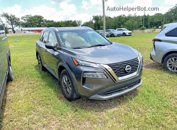 5N1BT3BA7NC728696 2022 NISSAN ROGUE Gray Rear left