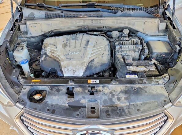 KM8SRDHF8KU300603 2019 HYUNDAI SANTA Gray Вид наклейки з VIN-кодом