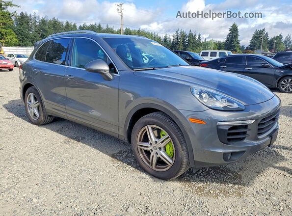 WP1AE2A21GLA17348 2016 PORSCHE CAYENNE Gray Widok z przodu