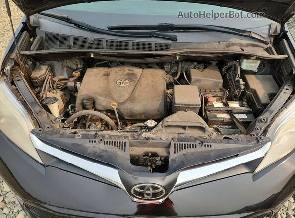 5TDKZ3DC4KS999713 2019 TOYOTA SIENNA Black Вид наклейки з VIN-кодом