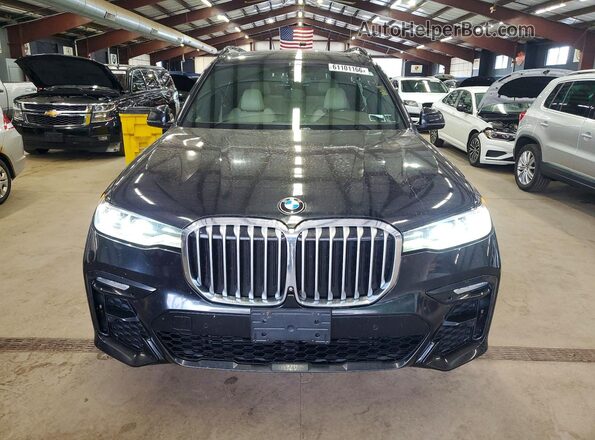 5UXCW2C54KL086153 2019 BMW X7 Black Rear view