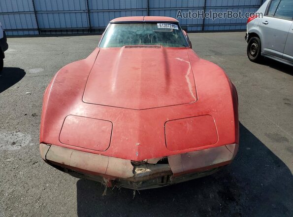 194378S428332 1973 CHEVROLET CORVETTE Красный Вид спереди