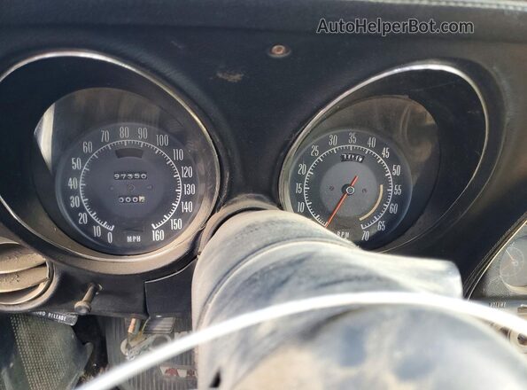 194378S428332 1973 CHEVROLET CORVETTE Красный Вид щитка приборов