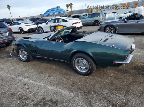 194678S406428 1968 CHEVROLET CORVETTE Green Задня ліва чверть