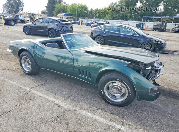 194678S406428 1968 CHEVROLET CORVETTE Green Передня права чверть