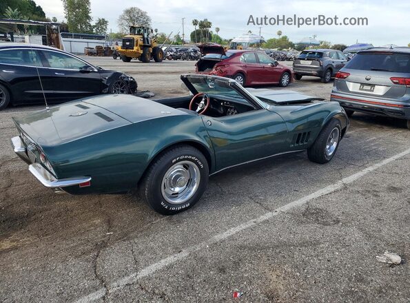 194678S406428 1968 CHEVROLET CORVETTE Green Задня права чверть