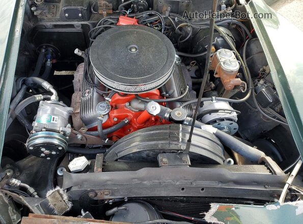 194678S406428 1968 CHEVROLET CORVETTE Green Вид задньої частини салону