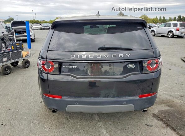 SALCP2BG2GH553929 2016 LAND ROVER DISCOVERY Black Widok wnętrza z przodu
