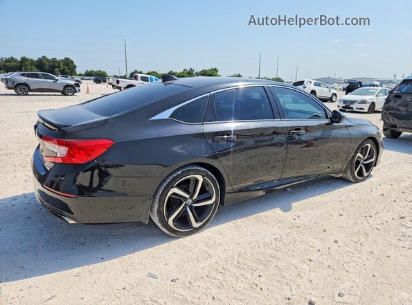 1HGCV1F34NA080279 2022 HONDA ACCORD Black წინა მარჯვენა