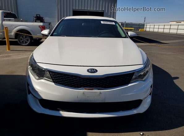 KNAGT4L3XG5083577 2016 KIA OPTIMA White Հետևի տեսք
