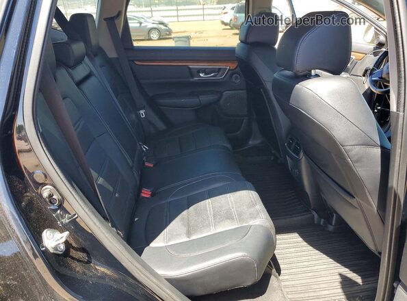2HKRW2H91HH677982 2017 HONDA CR-V Black უკანა სალონის ხედი