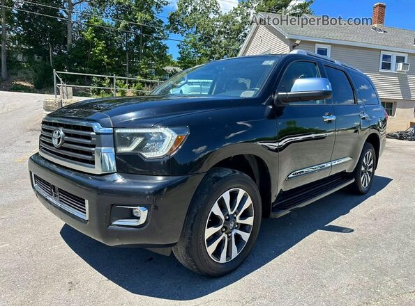 5TDJY5G14KS167454 2019 TOYOTA SEQUOIA Black Задня ліва чверть