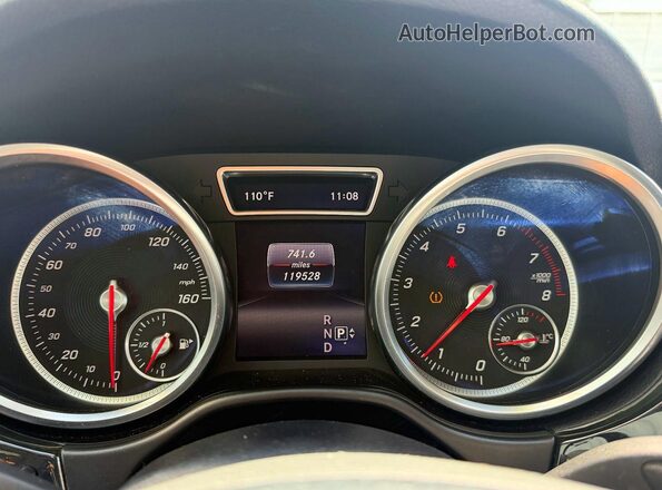 4JGDA5JB0GA669185 2016 MERCEDES-BENZ GLE Black Vista del cuadro de instrumentos