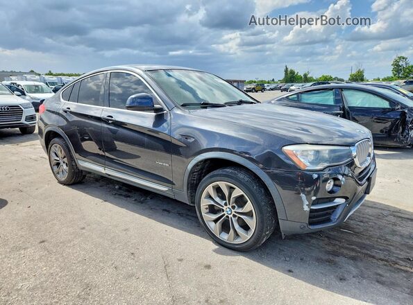 5UXXW3C55H0T78038 2017 BMW X4 Gray Widok z przodu