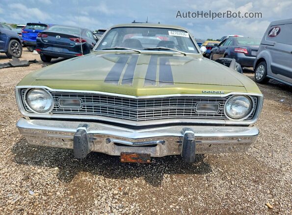 LL29C4B265671 1974 DODGE DART Зеленый Вид сзади