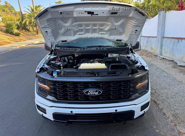 1FTEX1KP0SKD57817 2025 FORD F150 Белый Вид панели приборов
