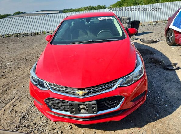 1G1BC5SM4J7162485 2018 CHEVROLET CRUZE Red Rear view