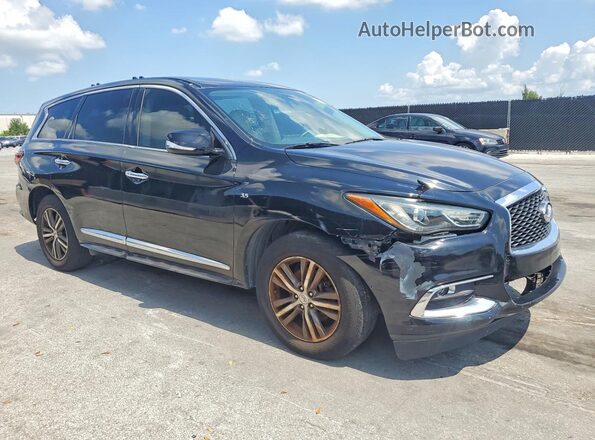 5N1DL0MN9JC503505 2018 INFINITI QX60 Black Դիմացի տեսք