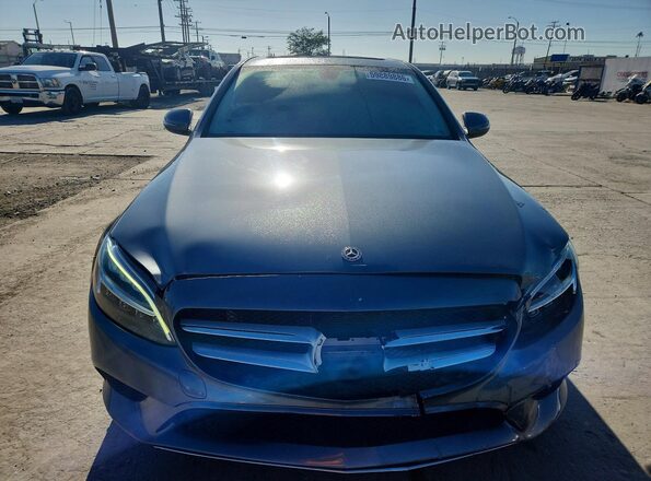 55SWF8DB1KU286799 2019 MERCEDES-BENZ C Серый Вид сзади