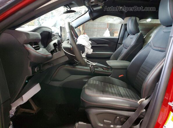 1FMUK8KHXSGC42491 2025 FORD EXPLORER Red წინა პანელის ხედი
