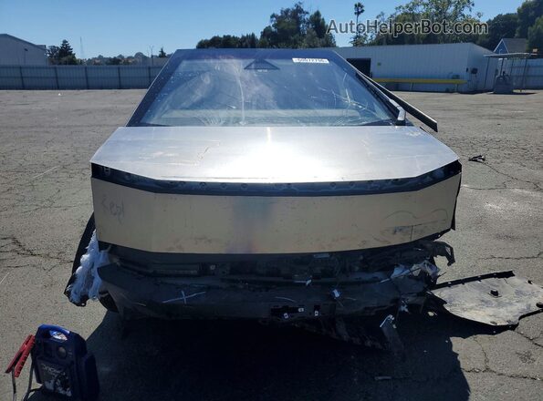 7G2CEHED4RA050983 2024 TESLA CYBERTRUCK Silver Widok z tyłu