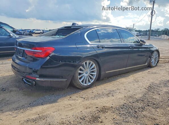WBA7E2C55HG740100 2017 BMW 7 SERIES Black Przód prawy