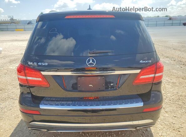 4JGDF6EEXKB183630 2019 MERCEDES-BENZ GLS Черный Вид салона спереди