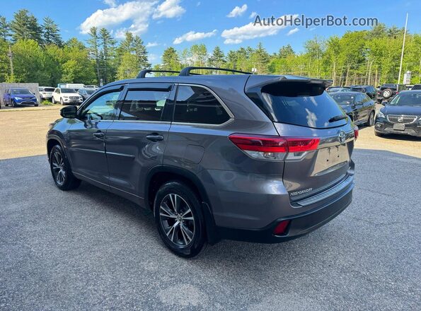 5TDBZRFH6JS913523 2018 TOYOTA HIGHLANDER Gray Tył prawy