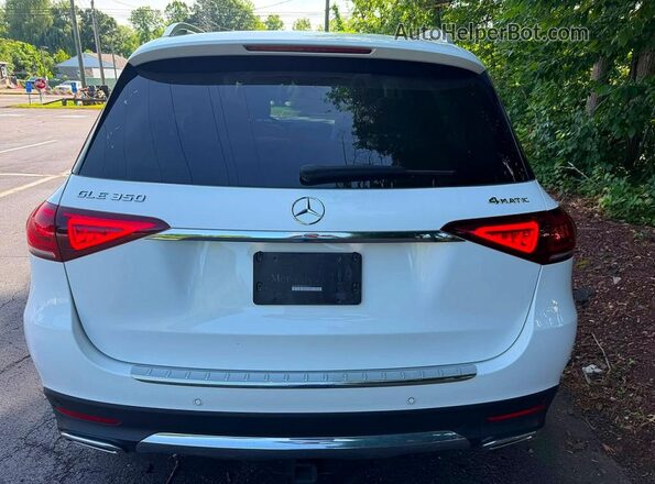 4JGFB4KB5NA694210 2022 MERCEDES-BENZ GLE White Widok naklejki z numerem VIN