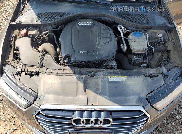 WAUGFAFC0GN048502 2016 AUDI A6 Желто-коричневый Вид задней части салона