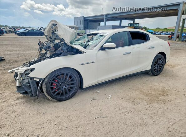 ZAM57RTL1H1224147 2017 MASERATI GHIBLI Белый Задняя левая четверть
