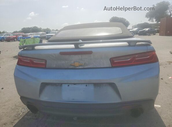 1G1FB3DX1J0129422 2018 CHEVROLET CAMARO Blue Vista interior delantera