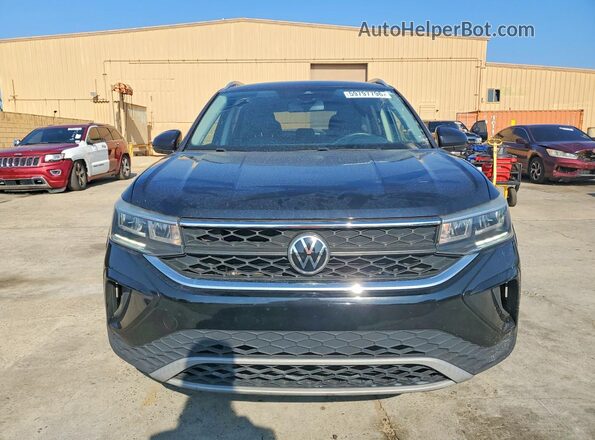 3VVSX7B26NM011408 2022 VOLKSWAGEN TAOS Black Вид ззаду