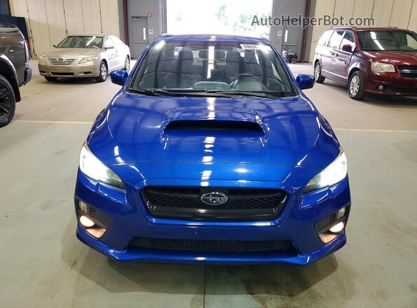 JF1VA1N67G8814184 2016 SUBARU WRX Blue Rear view