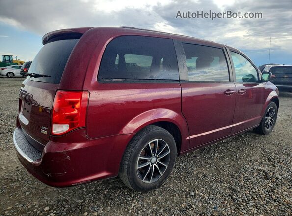 2C4RDGEG8JR285113 2018 DODGE GRAND Maroon Przód prawy