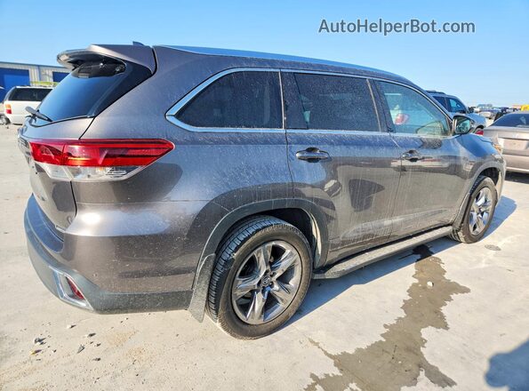 5TDYZRFH6KS325150 2019 TOYOTA HIGHLANDER Gray Delantero derecho