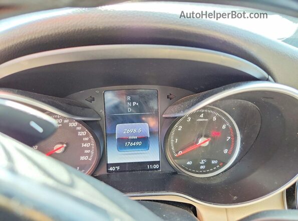 55SWF4KB0GU142213 2016 MERCEDES-BENZ C Черный Вид щитка приборов