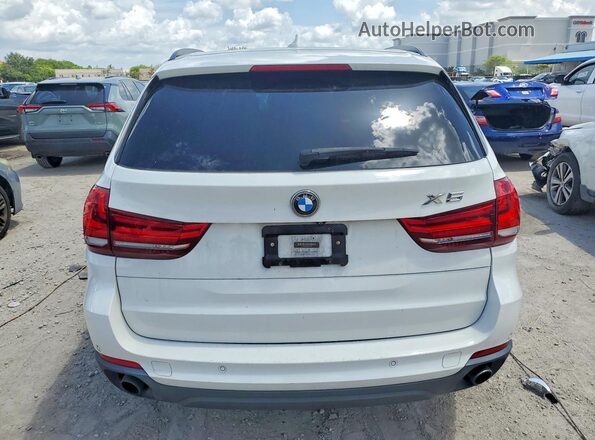 5UXKR0C52G0P25291 2016 BMW X5 Белый Вид салона спереди