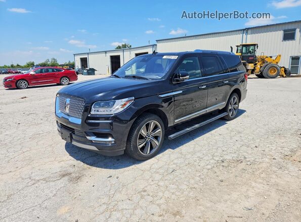 5LMJJ3LT6KEL25128 2019 LINCOLN NAVIGATOR Black Rear left