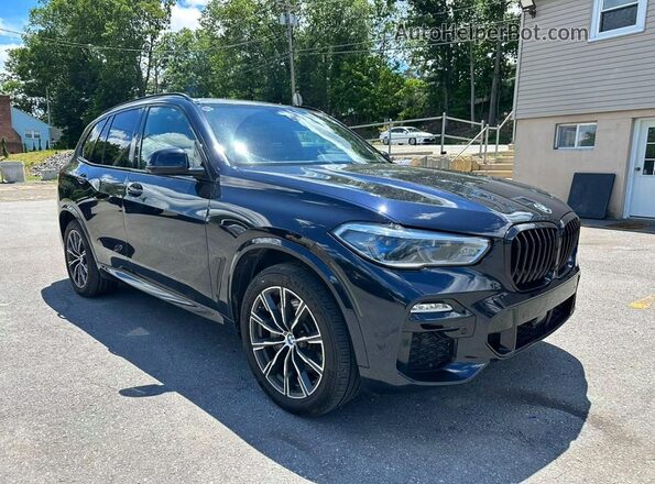 5UXTA6C07M9E53785 2021 BMW X5 Black Front view